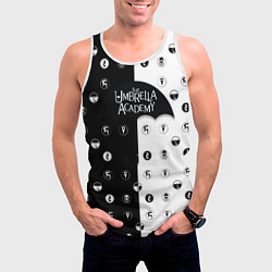 Майка-безрукавка мужская Umbrella Academy, цвет: 3D-белый — фото 2