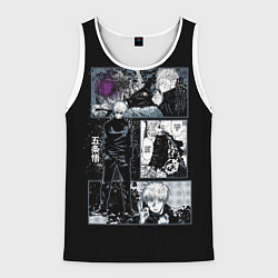 Мужская майка без рукавов Сатору Гото Магическая битва