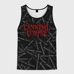 Майка-безрукавка мужская Cannibal Corpse Songs Z, цвет: 3D-черный