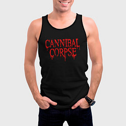 Майка-безрукавка мужская Cannibal Corpse, цвет: 3D-черный — фото 2
