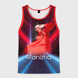 Майка-безрукавка мужская Манижа Manizha, цвет: 3D-красный
