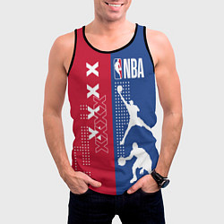 Майка-безрукавка мужская NBA, цвет: 3D-черный — фото 2