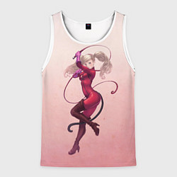 Майка-безрукавка мужская Милая Энн, цвет: 3D-белый