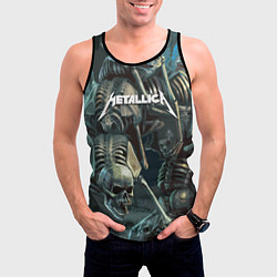 Майка-безрукавка мужская Metallica Metal Skull, цвет: 3D-черный — фото 2