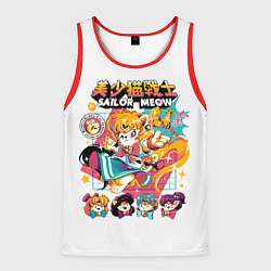 Мужская майка без рукавов Sailor Meow