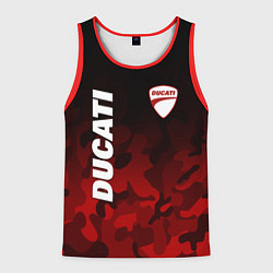 Мужская майка без рукавов DUCATI ДУКАТИ КАМУФЛЯЖ