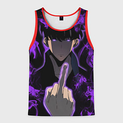 Майка-безрукавка мужская Сон Джин-Ву: Отвали!, цвет: 3D-красный