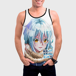 Майка-безрукавка мужская Римуру, О моём перерождении, цвет: 3D-черный — фото 2