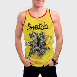Майка-безрукавка мужская Snatch: Art, цвет: 3D-красный — фото 2