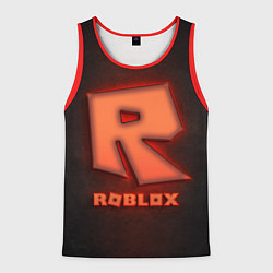 Мужская майка без рукавов ROBLOX NEON RED