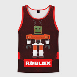 Майка-безрукавка мужская ROBLOX РОБЛОКС Z, цвет: 3D-красный