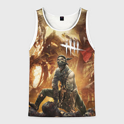 Майка-безрукавка мужская Dead by Daylight убийцы, цвет: 3D-белый