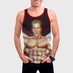 Майка-безрукавка мужская Gachimuchi GYM, цвет: 3D-красный — фото 2