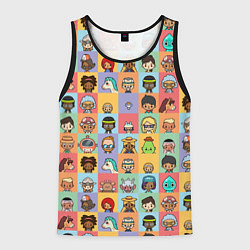 Майка-безрукавка мужская Toca Life Worl, цвет: 3D-черный