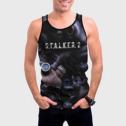 Майка-безрукавка мужская S T A L K E R 2 С Т А Л К Е Р 2, цвет: 3D-черный — фото 2