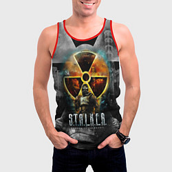 Майка-безрукавка мужская STALKER SHADOW OF CHERNOBYL СТАЛКЕР ТЕНИ ЧЕРНОБЫЛЯ, цвет: 3D-красный — фото 2