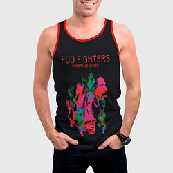 Майка-безрукавка мужская Wasting Light - Foo Fighters, цвет: 3D-красный — фото 2