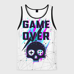 Мужская майка без рукавов Game OVER - NEON 3D