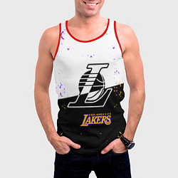 Майка-безрукавка мужская Коби Брайант Los Angeles Lakers,, цвет: 3D-красный — фото 2