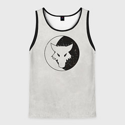 Майка-безрукавка мужская Лунные волки ранний лого цвет легиона, цвет: 3D-черный