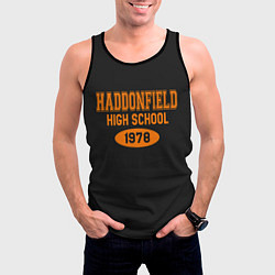 Майка-безрукавка мужская Haddonfield High School 1978, цвет: 3D-черный — фото 2