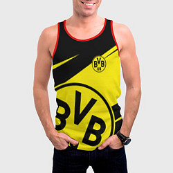 Майка-безрукавка мужская BORUSSIA BVB 09 LOGO, цвет: 3D-красный — фото 2