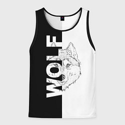 Мужская майка без рукавов WOLF Волк