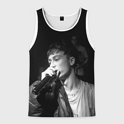 Майка-безрукавка мужская Бульвар Депо на концерте, цвет: 3D-белый