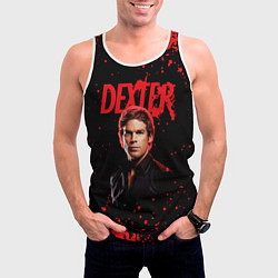 Майка-безрукавка мужская Dexter Декстер, цвет: 3D-белый — фото 2