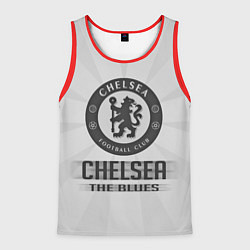 Майка-безрукавка мужская Chelsea FC Graphite Theme, цвет: 3D-красный
