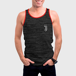 Майка-безрукавка мужская Juventus Asphalt theme, цвет: 3D-красный — фото 2