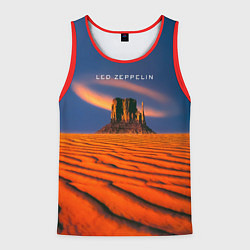 Майка-безрукавка мужская Led Zeppelin коллекционное, цвет: 3D-красный
