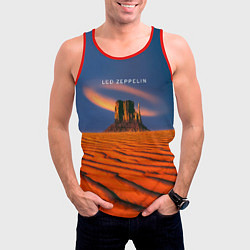 Майка-безрукавка мужская Led Zeppelin коллекционное, цвет: 3D-красный — фото 2