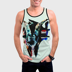 Майка-безрукавка мужская Iowa - Slipknot, цвет: 3D-черный — фото 2