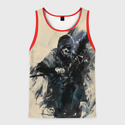 Майка-безрукавка мужская Корво Аттано, цвет: 3D-красный