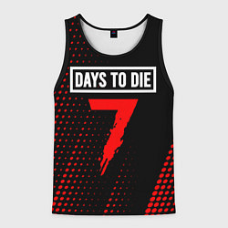 Мужская майка без рукавов 7 DAYS TO DIE Полутона
