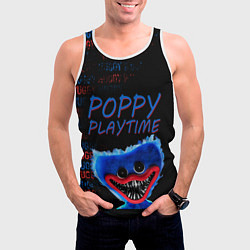 Майка-безрукавка мужская Хагги ВАГГИ Poppy Playtime, цвет: 3D-белый — фото 2