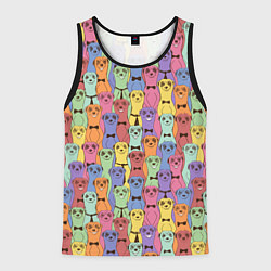 Мужская майка без рукавов Красочные Сурикаты