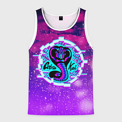 Майка-безрукавка мужская Кобра Кай 2022, цвет: 3D-белый