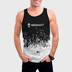 Майка-безрукавка мужская Renault - Модель авто, цвет: 3D-черный — фото 2