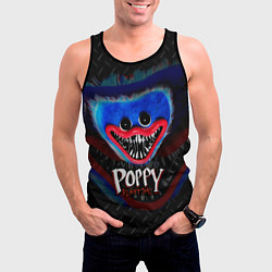 Майка-безрукавка мужская Хагги Вагги Паппи Плейтайм Poppy Playtime, цвет: 3D-черный — фото 2