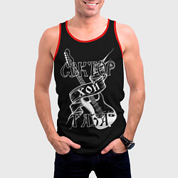 Майка-безрукавка мужская Хой Сектор Газа, цвет: 3D-красный — фото 2