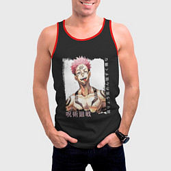 Майка-безрукавка мужская Mad Roymen, цвет: 3D-красный — фото 2