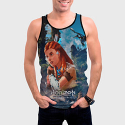 Майка-безрукавка мужская Aloy Horizon, цвет: 3D-черный — фото 2