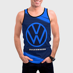 Майка-безрукавка мужская VOLKSWAGEN Volkswagen Абстракция, цвет: 3D-черный — фото 2