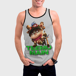 Майка-безрукавка мужская Teemo main, цвет: 3D-черный — фото 2