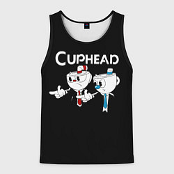 Майка-безрукавка мужская Cuphead грозные ребята из Криминального чтива, цвет: 3D-черный