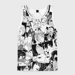 Мужская майка без рукавов Bungo Stray Dogs pattern