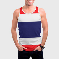 Майка-безрукавка мужская Фрэнч-стайл, цвет: 3D-белый — фото 2