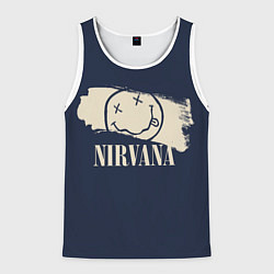 Мужская майка без рукавов NIRVANA Рок Группа